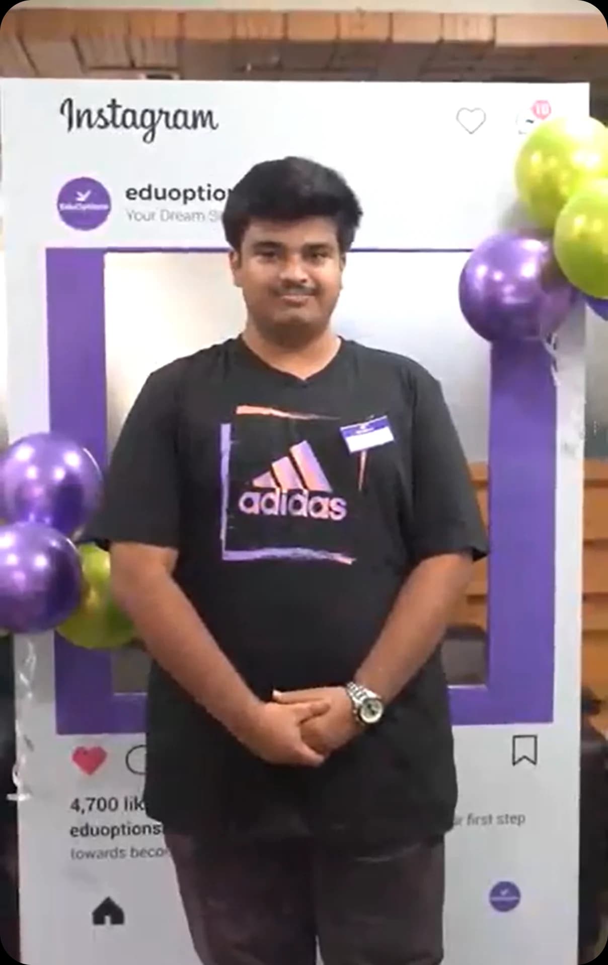 Aniket student testimonial video about studying abroad with EduOptions Germany