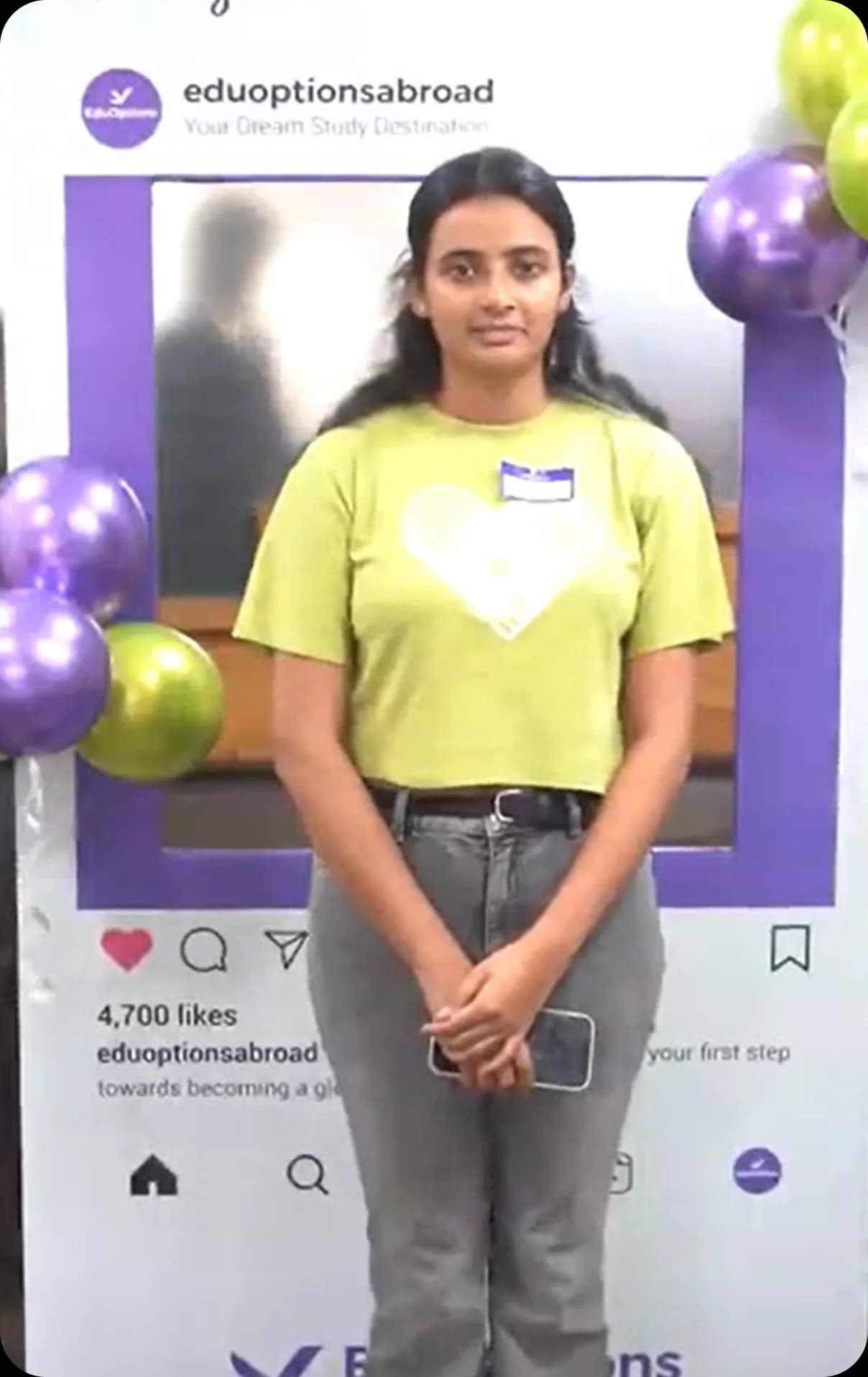 Janhavi student testimonial video about studying abroad with EduOptions Germany