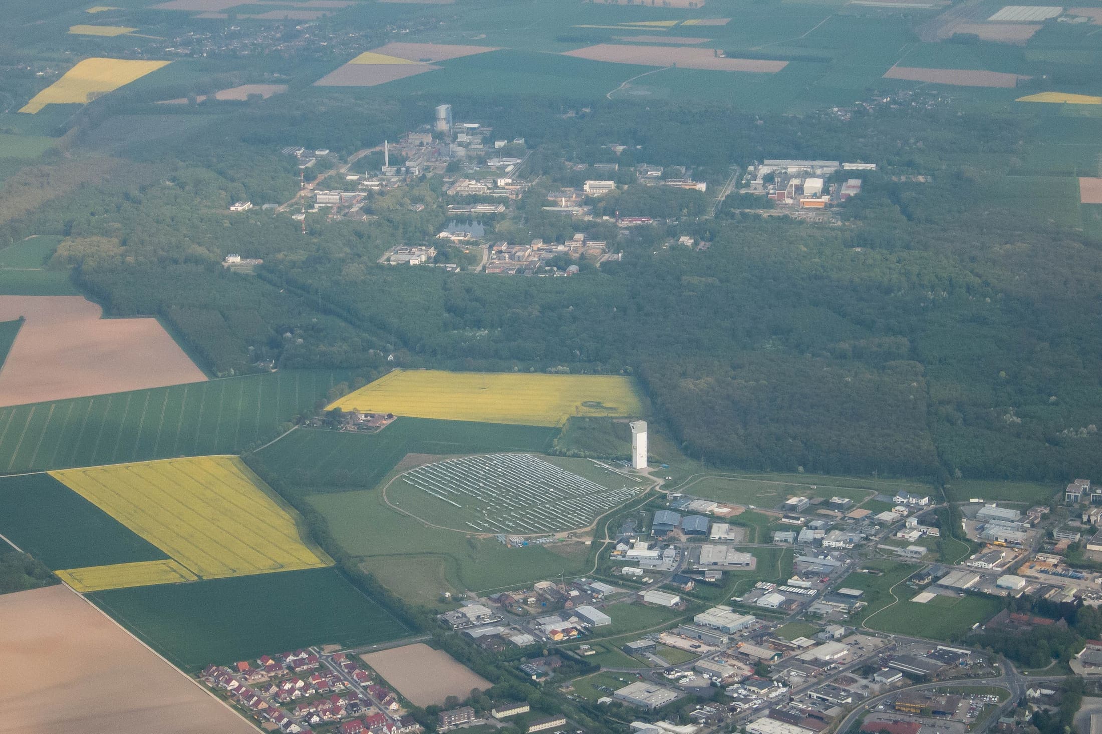 Forschungszentrum Jülich and solar tower